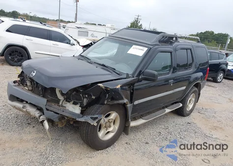 2002 Nissan Xterra Xe z USA, uszkodzony, nr VIN 5N1ED28T32C542274